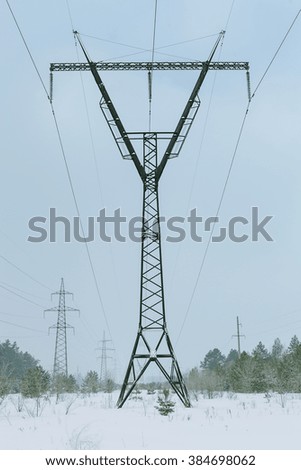 Similar – high voltage power line