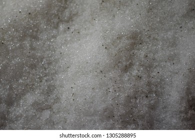 White Snow Slushy Texture 