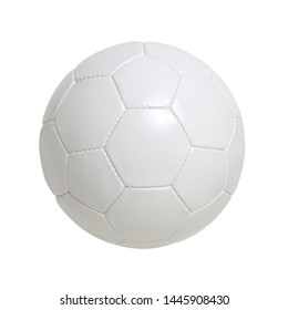 White Soccer Ball Isolated On The Background