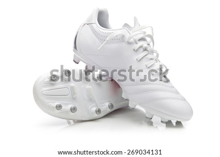 White Soccer shoes