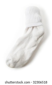 White Socks with white background