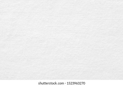 White Soft Jersey Fabric Texture Or Background