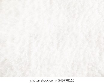 White Soft Wool Background Texture