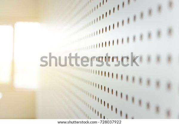 Weisse Schalldichte Wand Schallschutzbarriere Schalldampfung Hintergrund Stockfoto Jetzt Bearbeiten 728037922