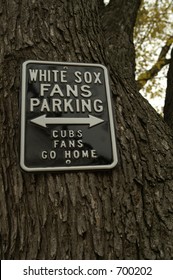 White Sox Parking Sign 260nw 700202 