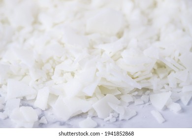 White Soy Wax Flakes For Candle Making, White Wax Background