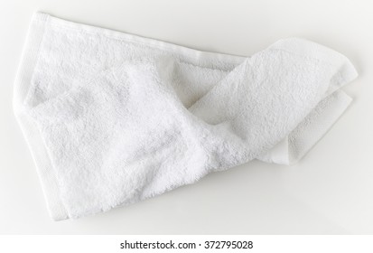 White Spa Towel, Top View