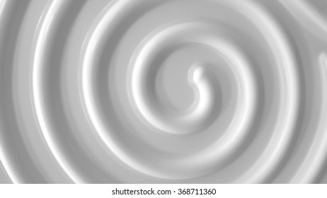 White Spiral Background