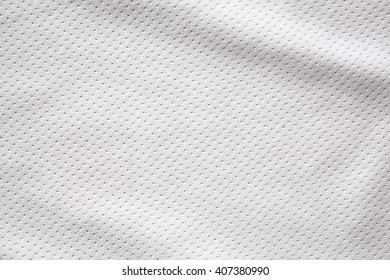 White sports clothing fabric jersey texture - Shutterstock ID 407380990