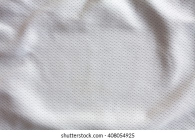 White Sports Clothing Fabric Jersey Texture