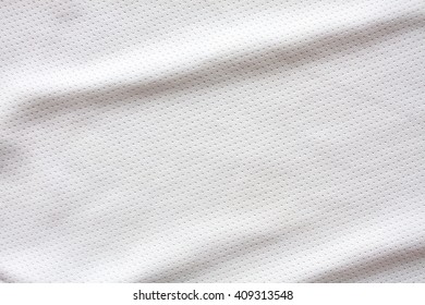 White Sports Clothing Fabric Jersey Texture