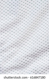 White Sports Clothing Fabric Jersey Texture