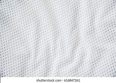 White Sports Clothing Fabric Jersey Texture