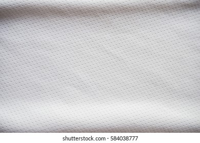 White Sports Jersey Fabric Texture Background