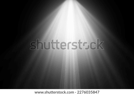white Spot light with Brusting lights. Vector illustration