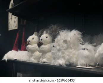 white squirrel stuffed animal