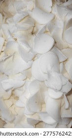 White Starchy Cassava Chips for Flour Production - Top View