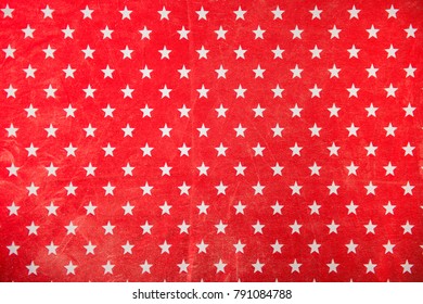 White Stars On Red Background Wallpaper