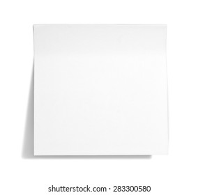 White Sticky Note With Shade 