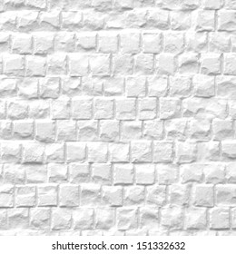 White stone wall texture background 