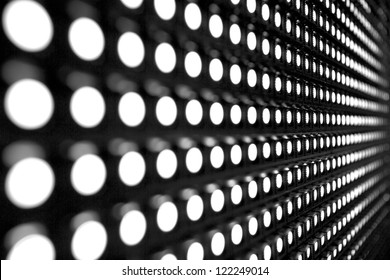 White stretch of LED lights - Powered by Shutterstock - Get 15% off with code: PIKWIZARD15