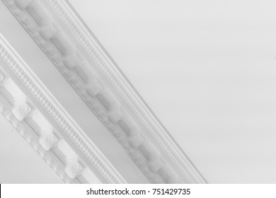 White Stucco On The Ceiling