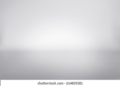 White Studio Space. Template And Background