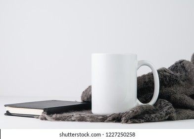 White Styled Mug Mockup