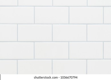 White subway tile background