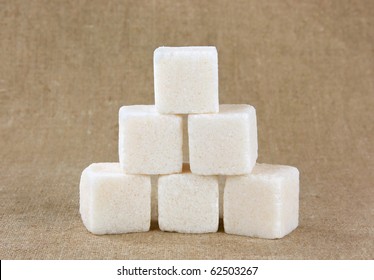 brown sugar cube pyramid