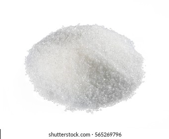 White Sugar Isolated On White Background