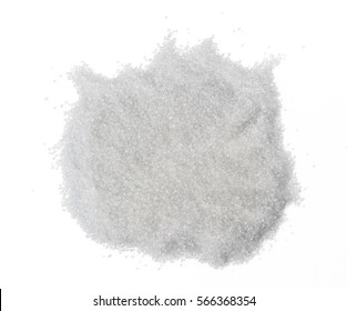 White Sugar Isolated On White Background