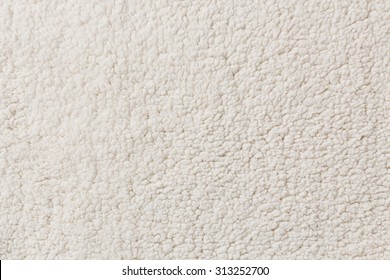 White Synthetic Fleece Texture Background