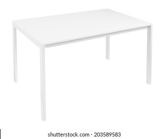 White Table