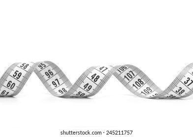 white tape measuring - Shutterstock ID 245211757