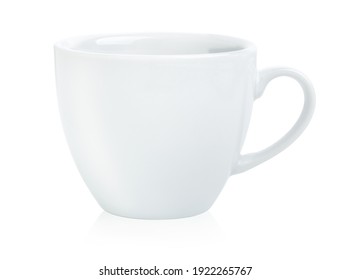 White Tea Cup Isolated On A White Background