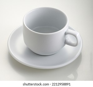 White Tea Cup Isolated On White