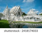 The white temple of Chiang Rai, Thailand (Wat Rong Khun)