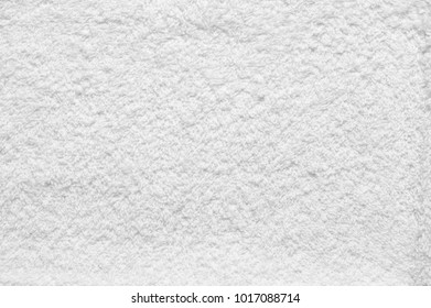 White Terry Cloth Texture As Background.