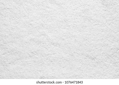 White Terry Cloth Texture As Background.