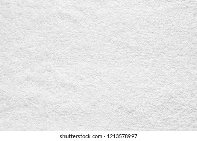 White Terry Cloth Texture As Background.