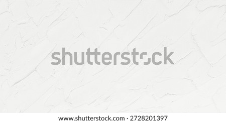 White textured plaster wall background. Smooth plaster, rough texture. Ideal for backgrounds, design projects, and interior design. Plaster wall, textured surface. Background with copy space.