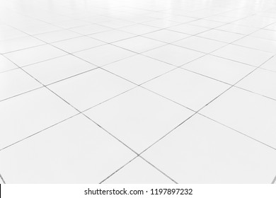 4,033 White tile wall background in perspective view Images, Stock ...