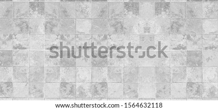 White tile of stone tracery square background for design in your work nature texture backdrop.