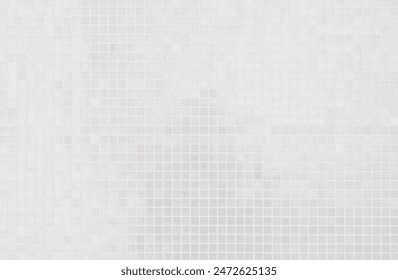 White tile wall chequered background bathroom texture. Ceramic brick wall and floor tiles mosaic background in bathroom and kitchen clean. Design pattern geometric with grid wallpaper decoration. - Powered by Shutterstock