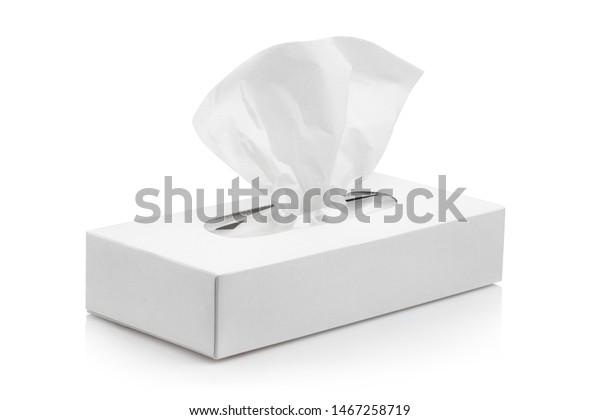 Download White Tissue Box Isolated On White Stock Photo (Edit Now) 1467258719