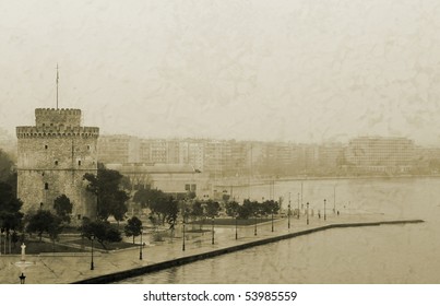 White Tower Thessaloniki Vintage