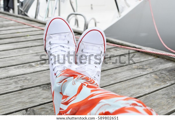 white trainers summer