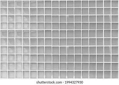 White Translucent Glass Block Wall Pattern And Background Seamless