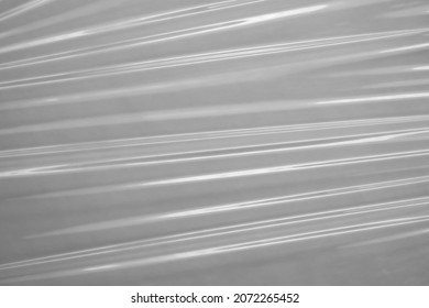 White Transparent Plastic Film Wrap Texture Background